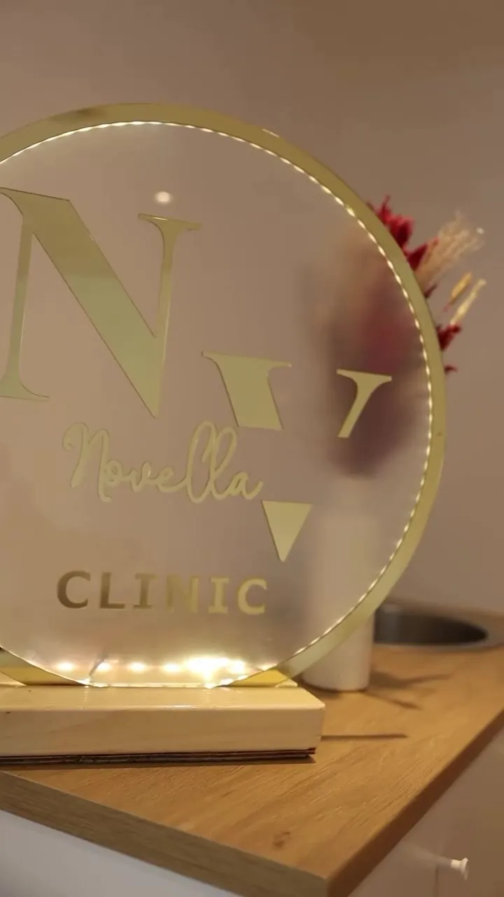 The Novella Clinic sign